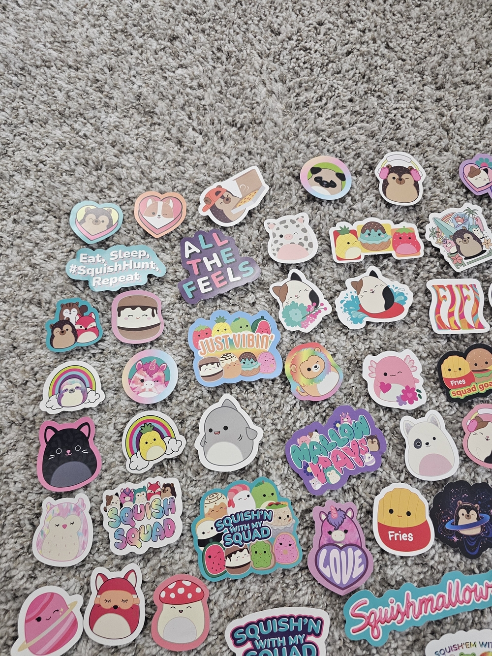 Assorted Squishmallows Sticker Pack - Pink & Multicolor - Picture 2 of 6
